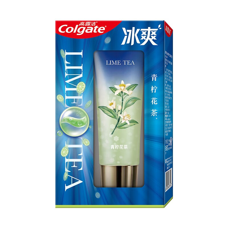 高露洁（Colgate） 冰爽青柠花茶香 牙膏 95g（单位：支）