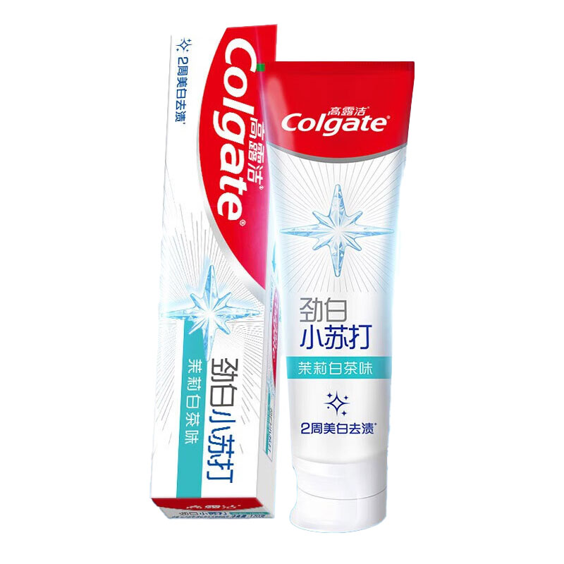 高露洁（Colgate） 茉莉白茶味 劲白小苏打牙膏 120g（单位：支）