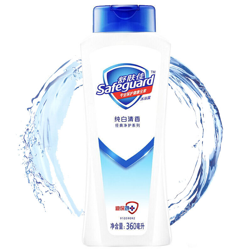 舒肤佳纯白清香沐浴露360ml